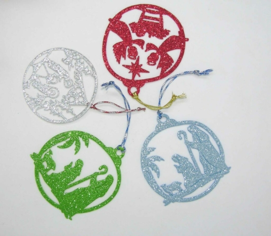 Belevos, motivos navideños de goma eva 1 € c/u